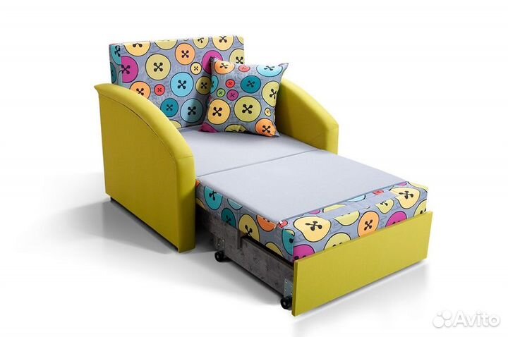 Диван Даня-750 Пуговки раскладной