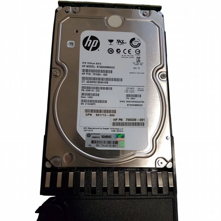 [731690-002] Жесткий Диск Hp 2tb Msa Sata2 3,5" Hdd 731690-002