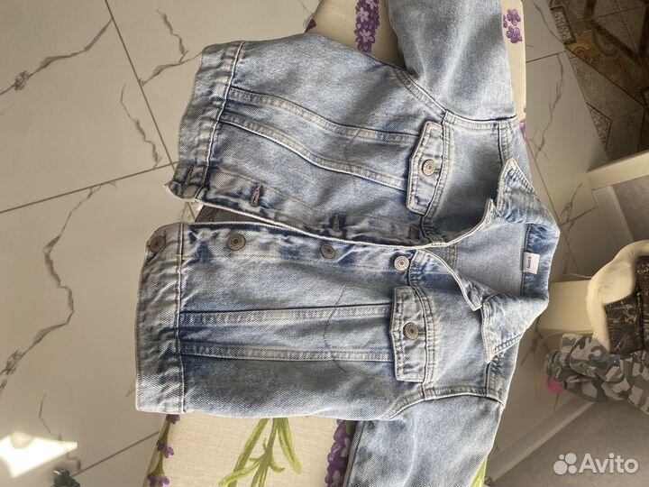 Джинсовая куртка для девочки 116