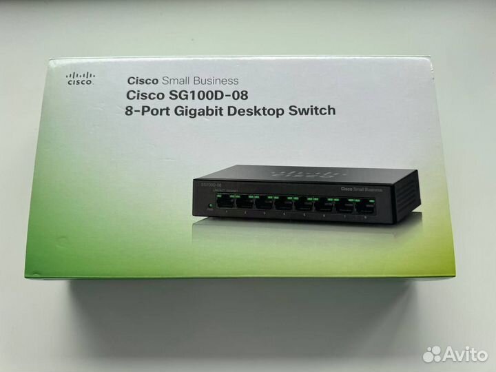 Коммутатор свитч Cisco SG100D-08 1Гбит/с
