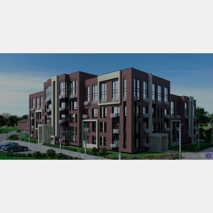 2-к. квартира, 50,7 м², 2/4 эт.