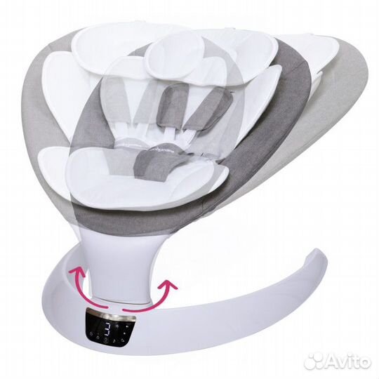 Электронные качели Baby Care Evelin с адаптером