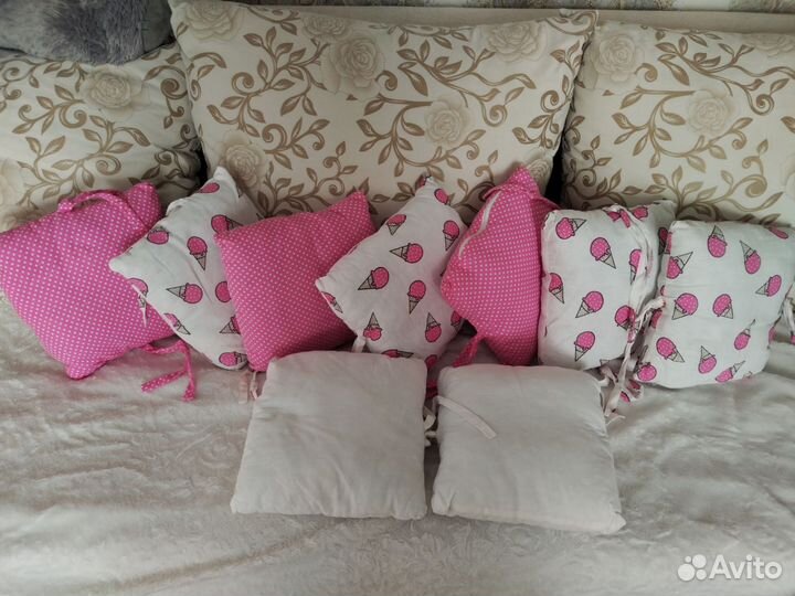 Бортики в детскую кроватку бу