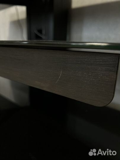 Стеклянная тумба под тв телевизор