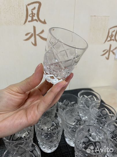 Набор хрустальных стопок 12 штук