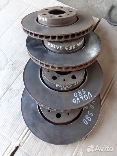 Диски тормозные передние Вольво S80 98-06г.в
