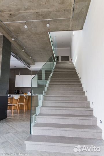 Стеклянные перила