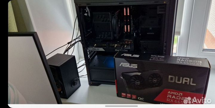 Видеокарта asus Radeon RX 6650XT новая на гарантии