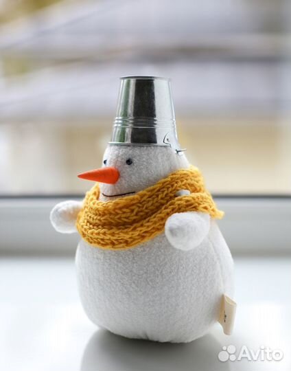 Новогодняя игрушка Снеговик интерьерная