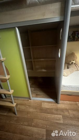 Двухъярусная кровать бу с матрасами