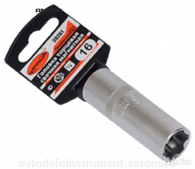 АВТОДЕЛО 39261 Головка свечная 1/2