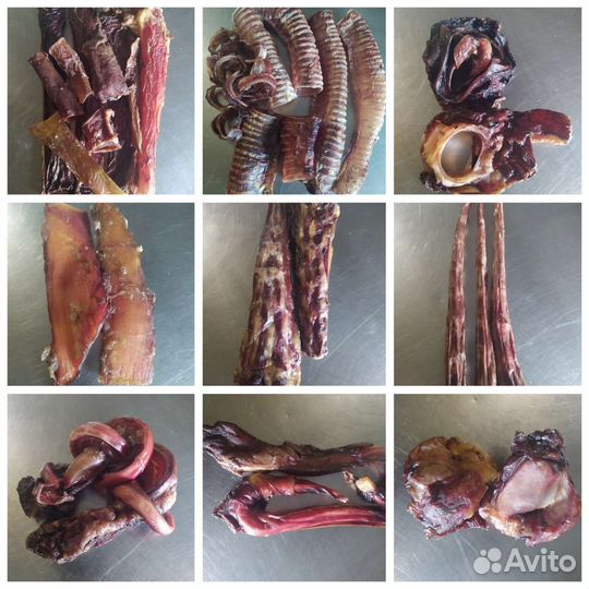 Сушёные лакомства для собак