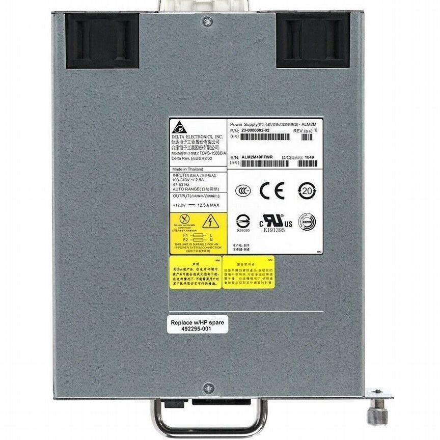 [492295-001] Блок Питания Emc Tdps-150bb A 150w 492295-001