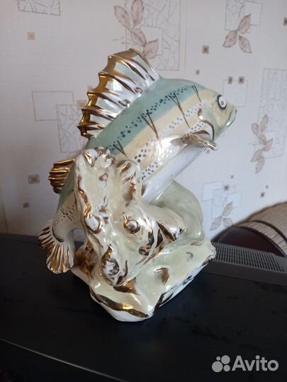 Статуэтка фарфор Карп Дулево 56г