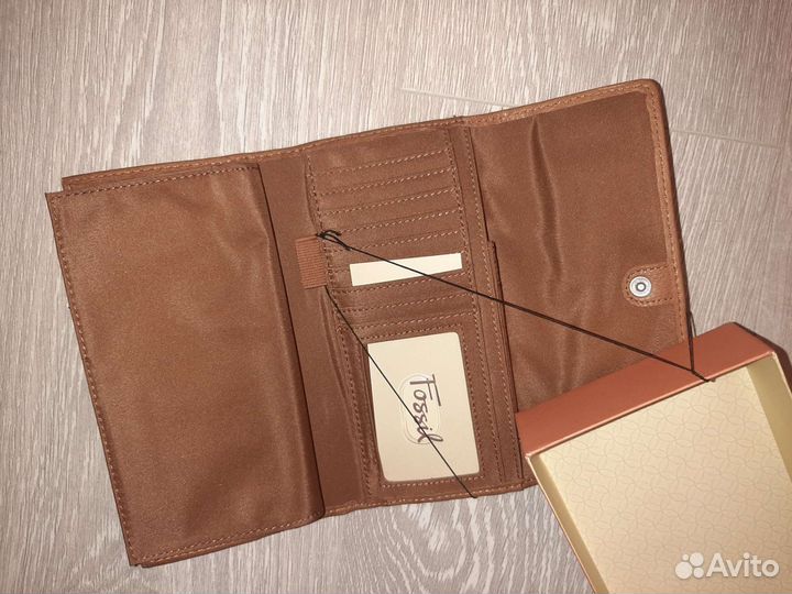 Клатч женский fossil натуральная кожа