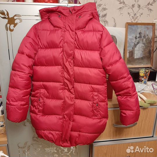 Зимняя куртка для девочки р-р122-128