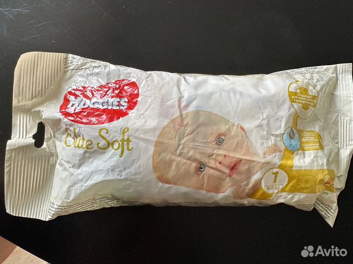 Подгузники huggies elite soft 1