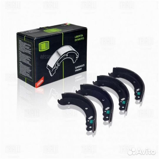 Trialli GF 238 Колодки тормозные барабанные зад LC