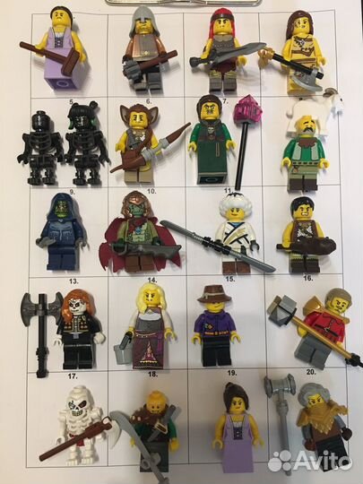 Lego castle фигурки fantasy era