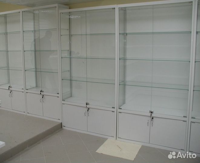 Стеллажи, шкафы алюминиевые б/у