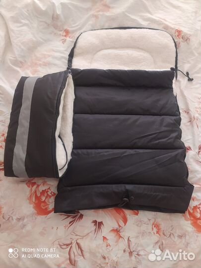 Детский зимний спальный мешок-конверт