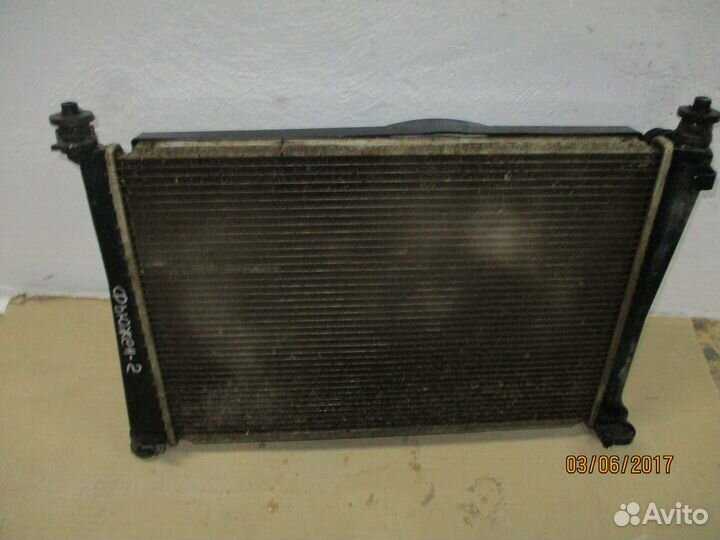 Радиатор двигателя Форд Фьюжн 2008г
