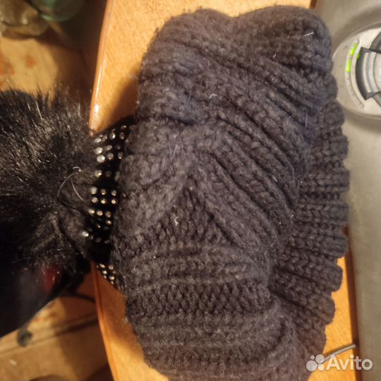 Комплект женская шапка зимние теплая