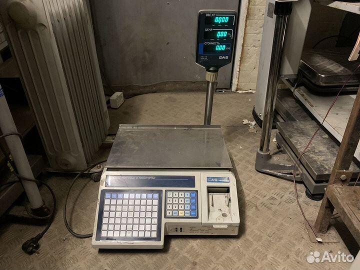 Весы с печатью этикеток Cas Lp 15R (vs 1.6)