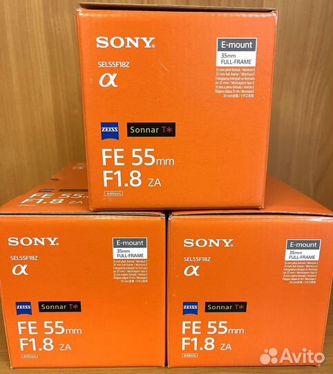 Sony Sonnar T* FE 55mm f/1.8 ZA Новый