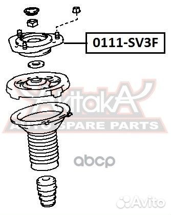 Опора амортизатора перед прав/лев 0111SV3F