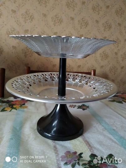 Ваза 2-х ярусная для фруктов