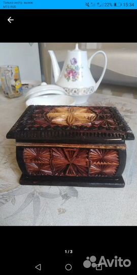 Шкатулка Резная дерево