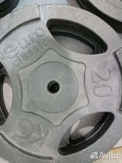 Гриф, блины, ручка на лямках