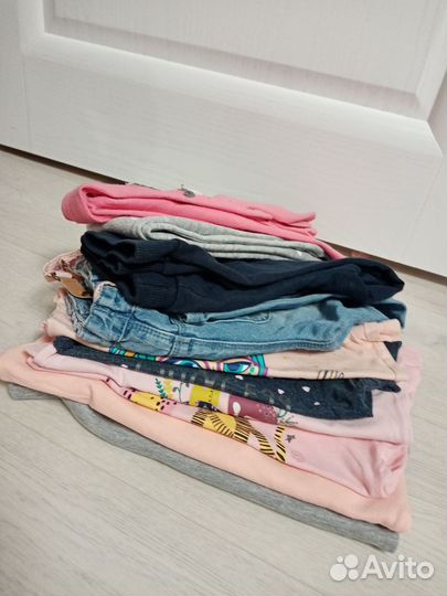 Детские вещи пакетом для девочки на рост 104