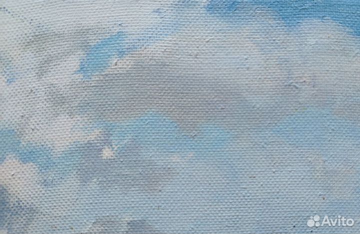 Картина маслом «Волгоградская ротонда», 2019