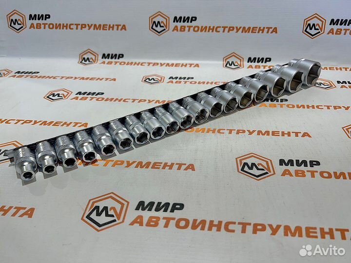 Набор головок шестигранных 1/2