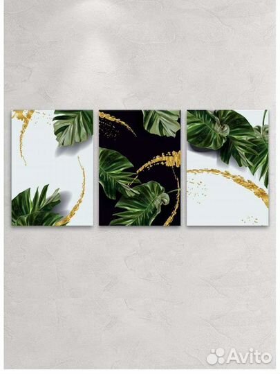 Модульная стеклянная картина