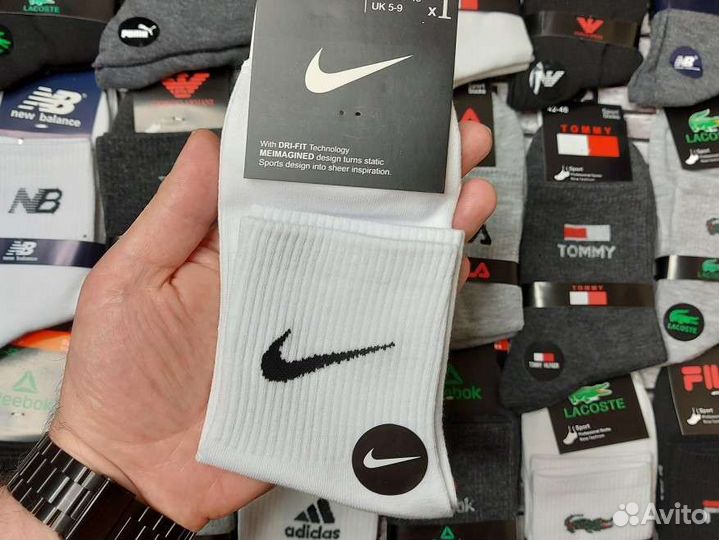 Носки Nike Adidas Puma Reebok