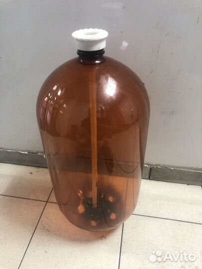 Многоразовые бутылки (кег) 30л, крышка с резьбой