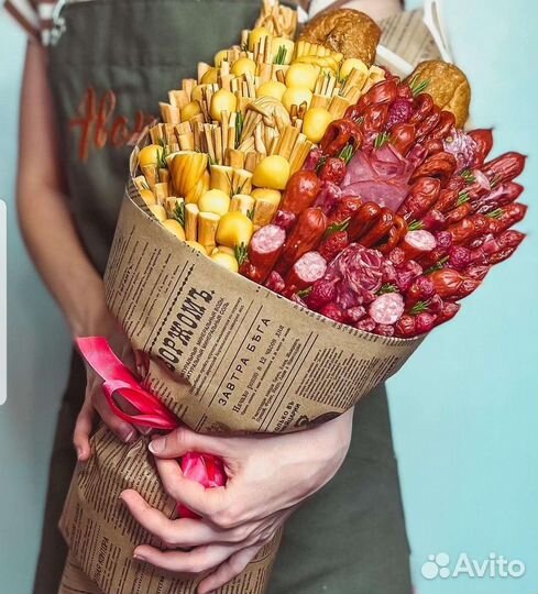 Мужские букеты съедобные (подарок мужчине)
