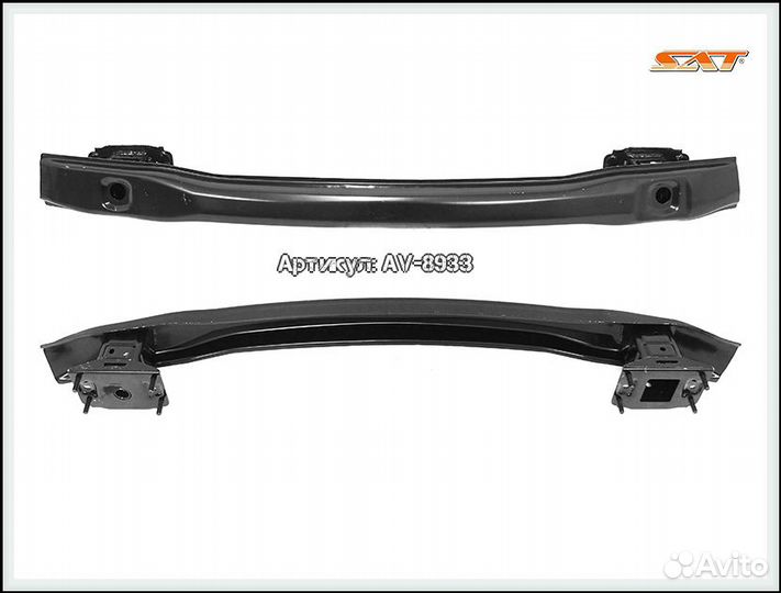 Усилитель заднего бампера mercedes C-class W204 2006 - 2014