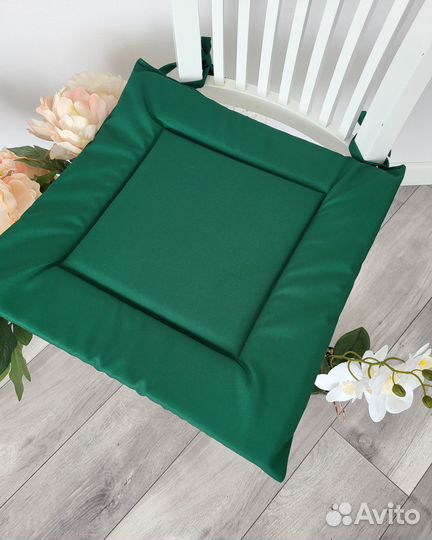 Подушка на стул с завязками