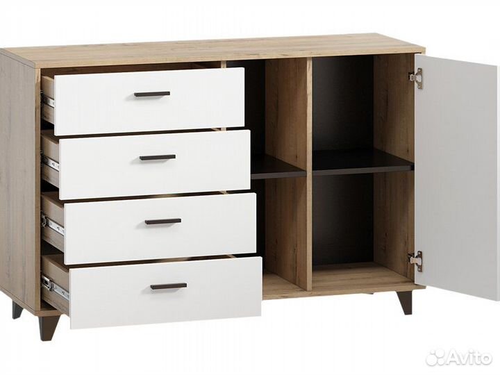 Тумба Окленд-3 Белый