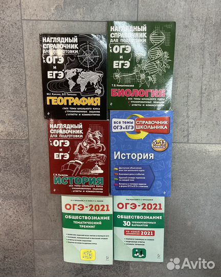 Наглядный справочник для подготовки к огэ и егэ
