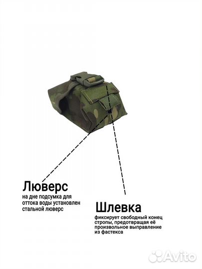 Подсумок гранатный Multicam Tropic