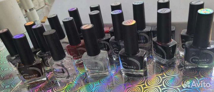 Для гель лака акварельные капли для дизайна