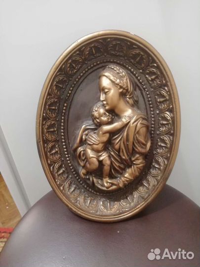 Плакетка СССР гипс