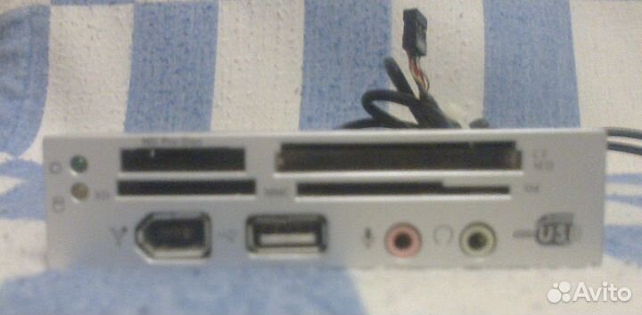 Картридер внутренний USB 2.0 + адаптер MicroSD