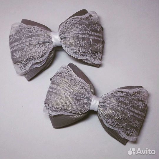 Бантик-резинка ручной работы