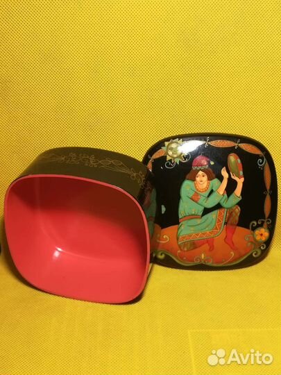 Шкатулка СССР Ручная роспись